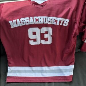 Massachusetts Hockey #93 Maroon Jersey